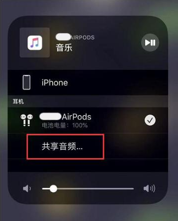 巴东苹果14音频维修点分享iPhone14音频共享设置方法 